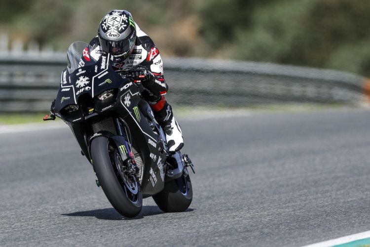 Jonathan Rea spulte 40 Runden in Jerez ab