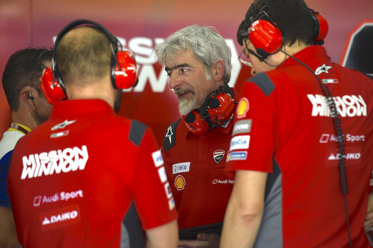 Gigi Dall'Igna, General Manager Ducati Corse, bleibt dabei: Der Hinterradflügel ist legal