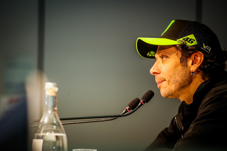 Valentino Rossi erreichte nicht die Zielflagge