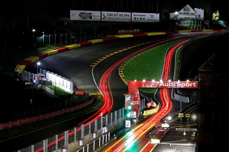 Stimmung bei Nacht bei den 24h von Spa-Francorchamps