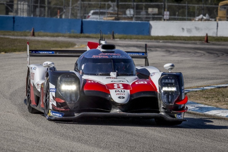 Der Toyota TS050 Hybrid unternimmt diese Woche Testfahren in Sebring