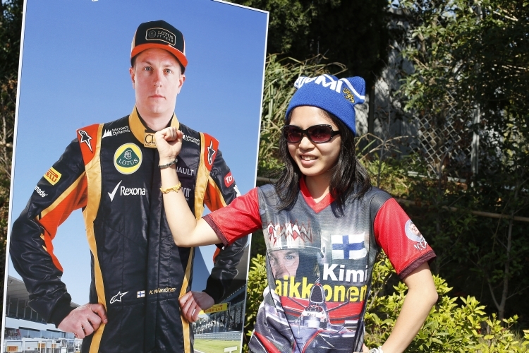 Ein Fan von Kimi Räikkönen