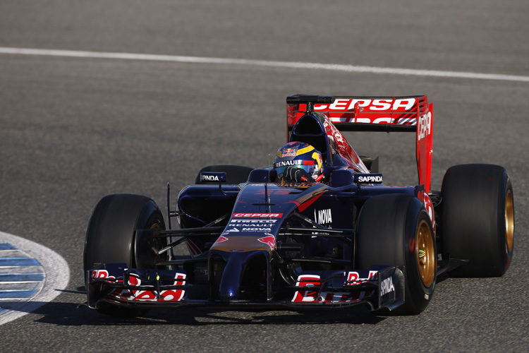 Jean-Eric Vergne im neuen Toro Rosso STR9-Renault