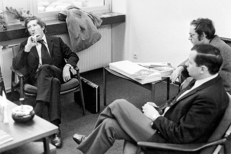 Drei Wichtige: Schöller und Kommer verhandeln 1970 mit Jochen Rindt 