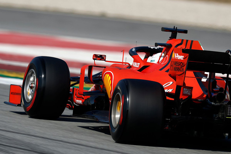 Sebastian Vettel in Spanien