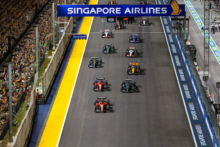 Start zum Grand Prix von Singapur 2023