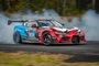 Kalle Rovanperä beim Drift im Toyota Supra