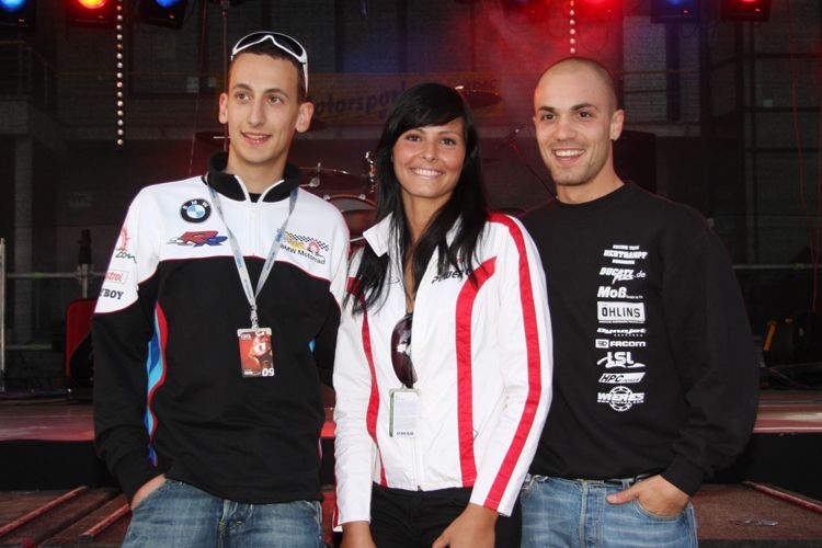 Wirsing und Giuseppett mit Miss Oschersleben