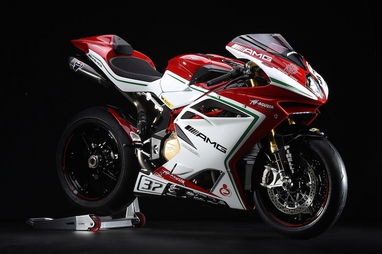 Wunderschön: Die MV Agusta F4RC ist eine Augenweide