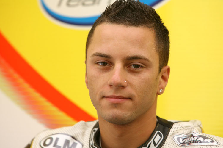 Archivbild: 2007 trat Stefano Bianco in denselben Farben wie Andrea Iannone an