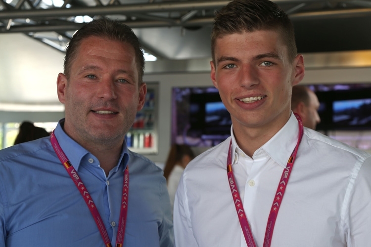 Jos und Max Verstappen