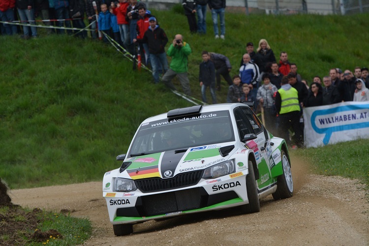 Fabian Kreim bei der Lavanttal Rallye