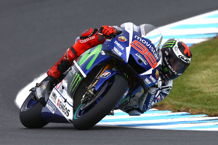 Jorge Lorenzo auf Phillip Island: Am Freitag 0,6 sec schneller als WM-Leader Rossi