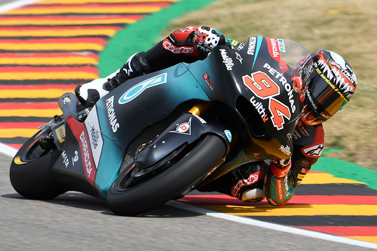 Jonas Folger auf der Petronas-Kalex