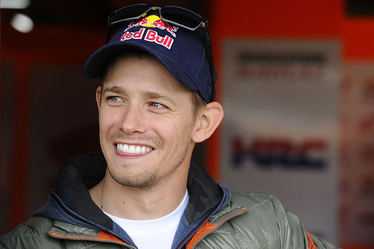 Casey Stoner bei Honda im Jahr 2014