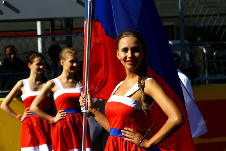 Netter Empfang: Die Formel 1 fühlte sich in Russland wohl