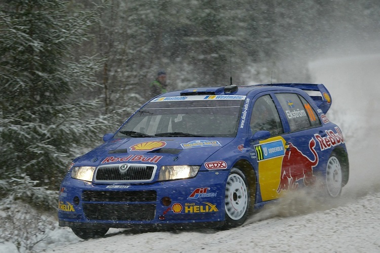 Mattias Ekström 2006 bei der Rallye Schweden