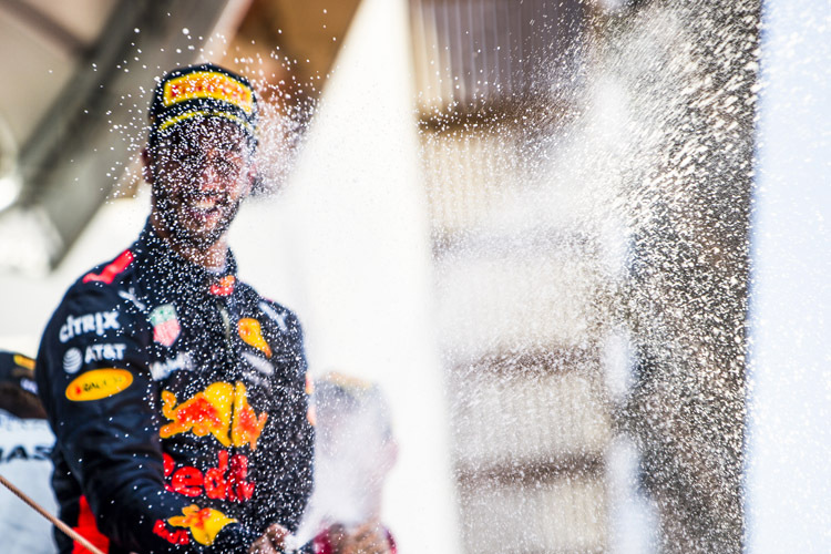 Daniel Ricciardo durfte in Spanien seinen ersten Podestplatz in diesem Jahr feiern