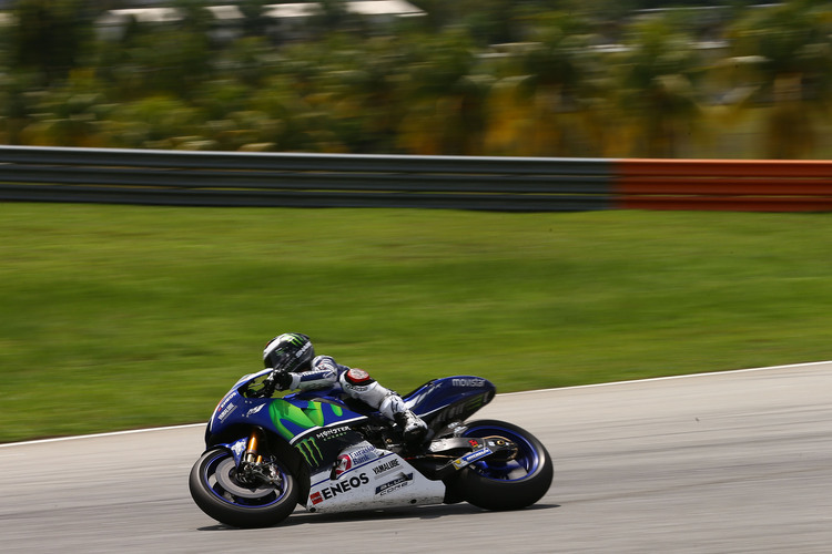 Jorge Lorenzo am Montag in Sepang