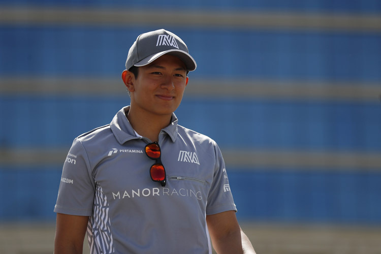 Rio Haryanto belibt bei Manor an Bord