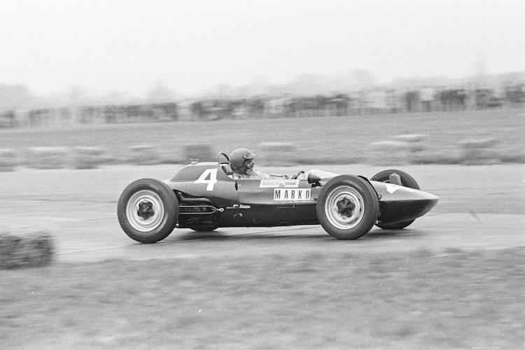 Markos erste Formel V-Rennen, hier 1967 im Kaimann FV 1300 in Wien Aspern 