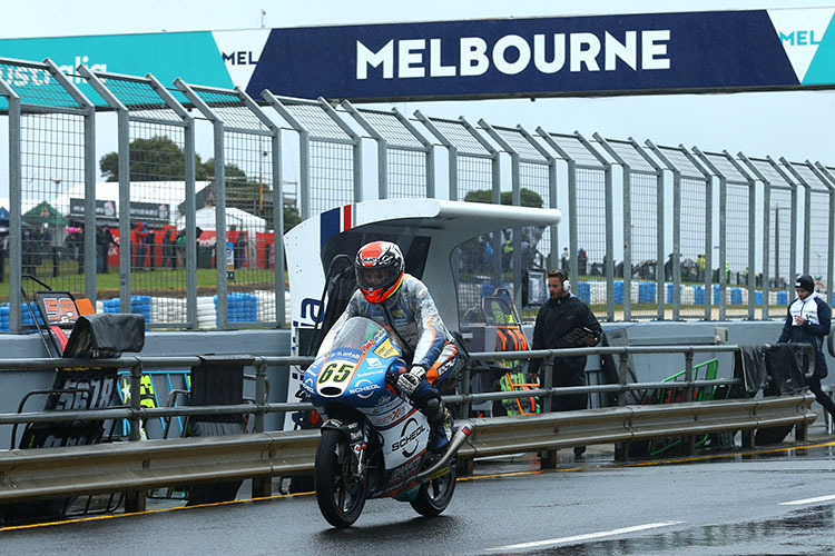 Philipp Öttl mit der KTM des Schedl-Teams auf Phillip Island