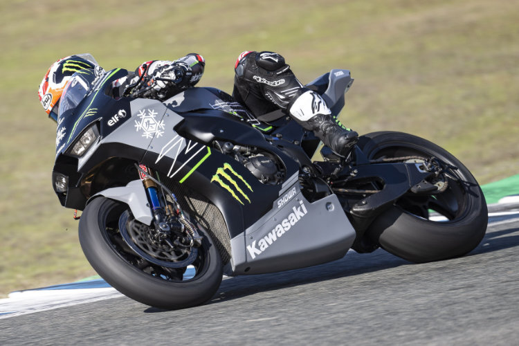 Jonathan Rea während des Jerez-Tests