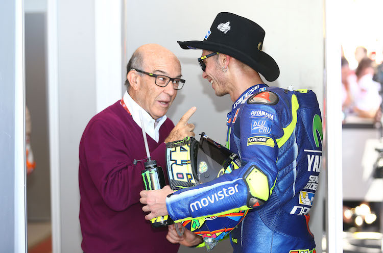 Dorna-CEO Carmelo Ezpeleta sagt über Valentino Rossi: «Selbst seine ärgsten Rivalen müssen zugeben, dass er speziell ist»