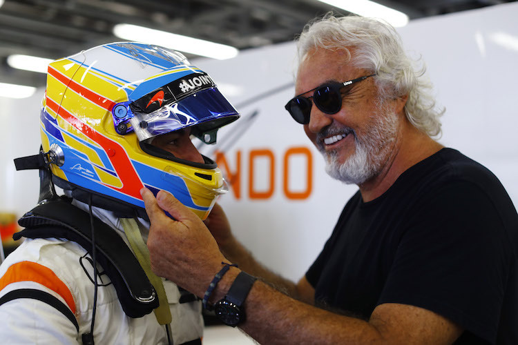 Flavio Briatore mit Fernando Alonso