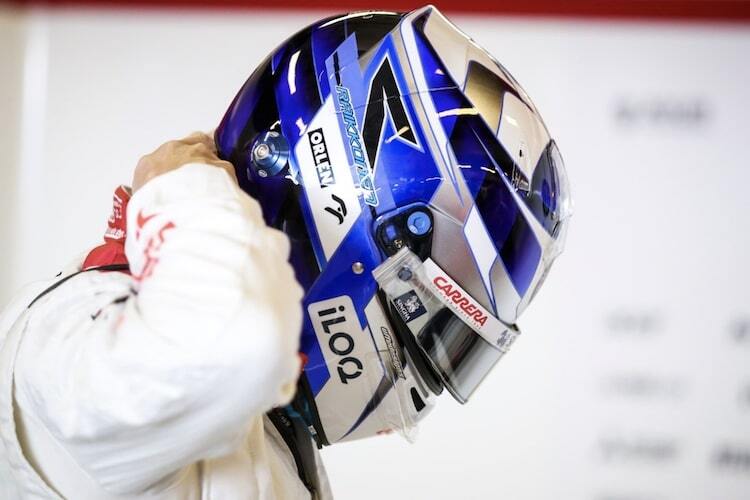 Kimi Räikkönen trägt an seinem letzten GP-Wochenende diesen Helm