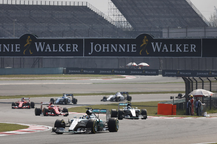 Mercedes-Star Lewis Hamilton sicherte sich in China den zweiten Saisonsieg