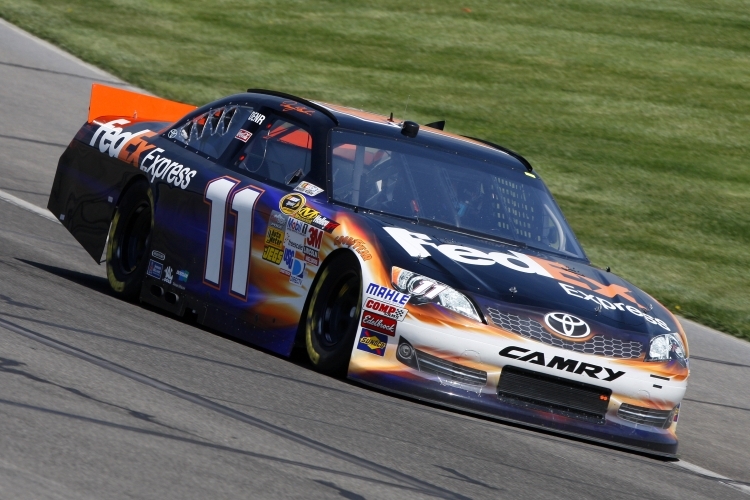 Denny Hamlin wartet in Fontana noch auf den ersten Rennsieg