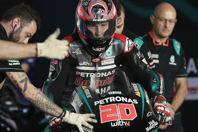 Auch ohne Bestzeit im MotoGP-Test zufrieden: Fabio Quartararo