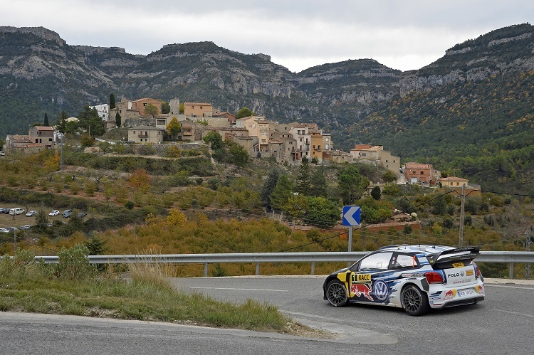 Kurz vor dem Spanien-Hattrick Sébastien Ogier