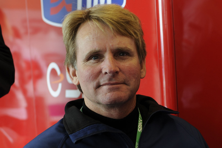 Wayne Rainey geniesst Suprbike-Rennen