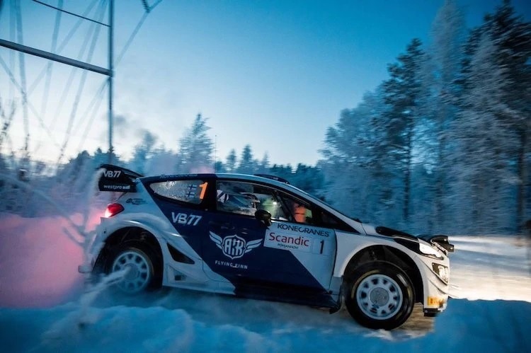 Valtteri Bottas 2002 bei der Rallye Arctic