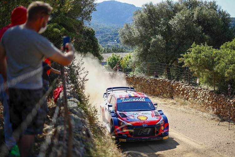 TZhierry Neuville beim Italien-Shakedown