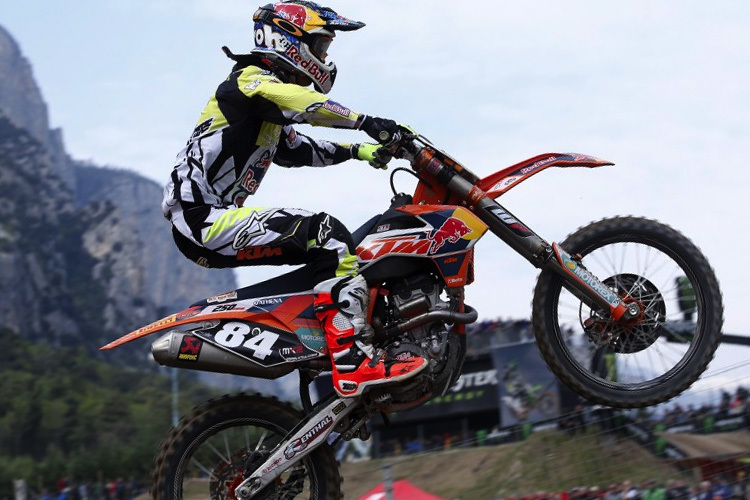 Jeffrey Herlings gewinnt den ersten Lauf in Arco