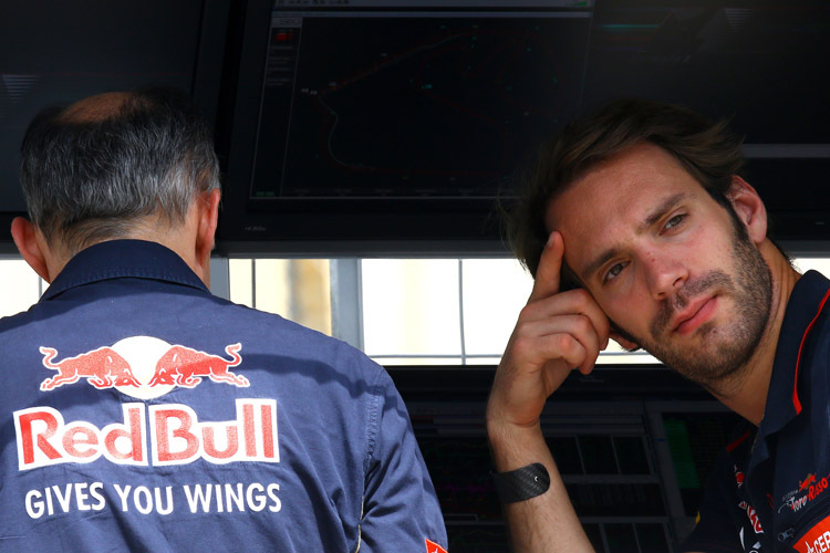 Pech für Jean-Eric Vergne: Erst durfte Max Verstappen seinen Dienstwagen fahren, dann fiel nach fünf Runden das Energierückgewinnungssystem aus