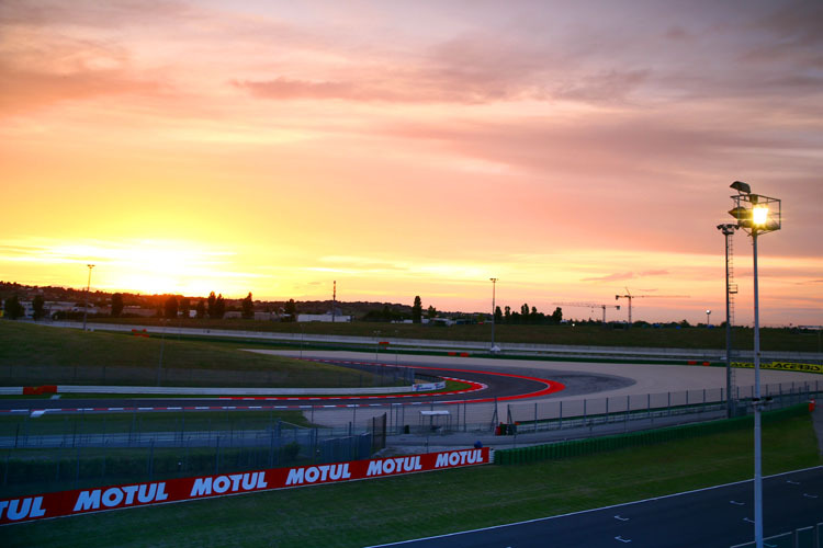 Abendstimmung am Misano World Circuit Marco Simoncelli