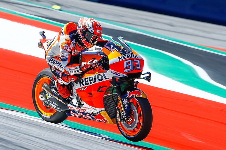 Marc Márquez in Spielberg: Platz 1 am Freitag 