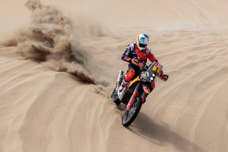 Sam Sunderland gewann zwei der bisher drei Etappen der Dakar 2018