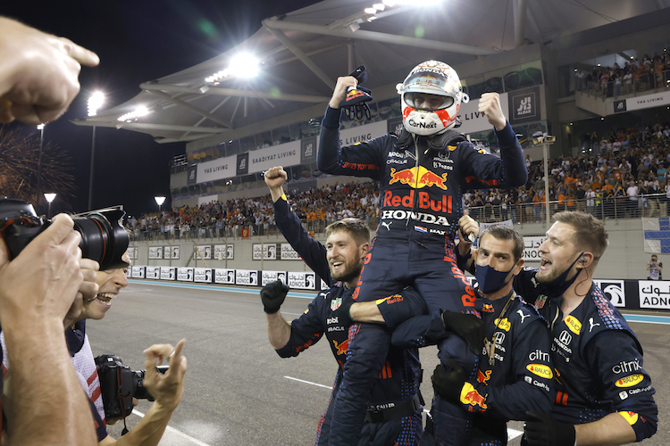 Abu Dhabi 2021: Max Verstappen ist Formel-1-Weltmeister
