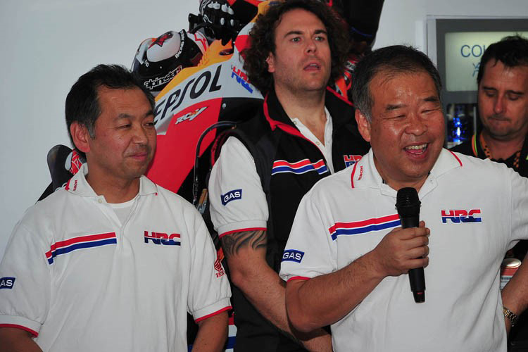 Tomo Sato (li.) mit seinem früheren Chef Shuhei Nakamoto