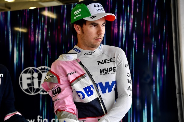 Force India-Pilot Sergio Pérez 