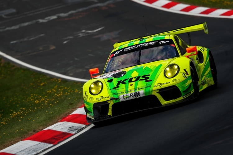 Der Porsche 911 GT3 R von Manthey-Racing wird auch Gello genannt