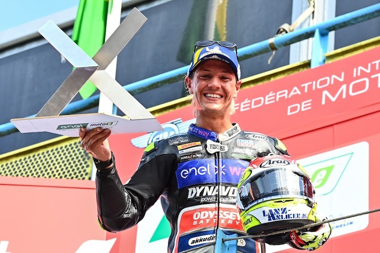 Dominique Aegerter feierte in Assen seinen dritten MotoE-Saisonsieg