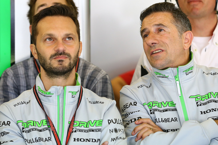 Drive-M7-Sportdirektor Gino Borsoi und Teambesitzer Jorge Martinez: Es besteht Interesse