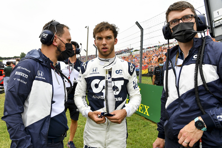 Pierre Gasly (Mitte)