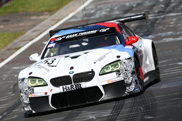 Der BMW M6 GT3 mit den neuen Evo-Teilen